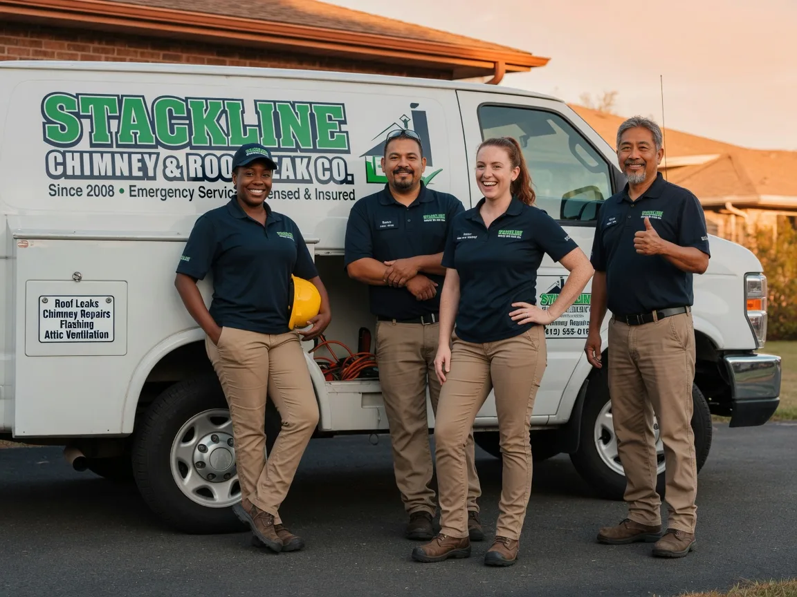 Chimney flashing repair company in Montville, CT